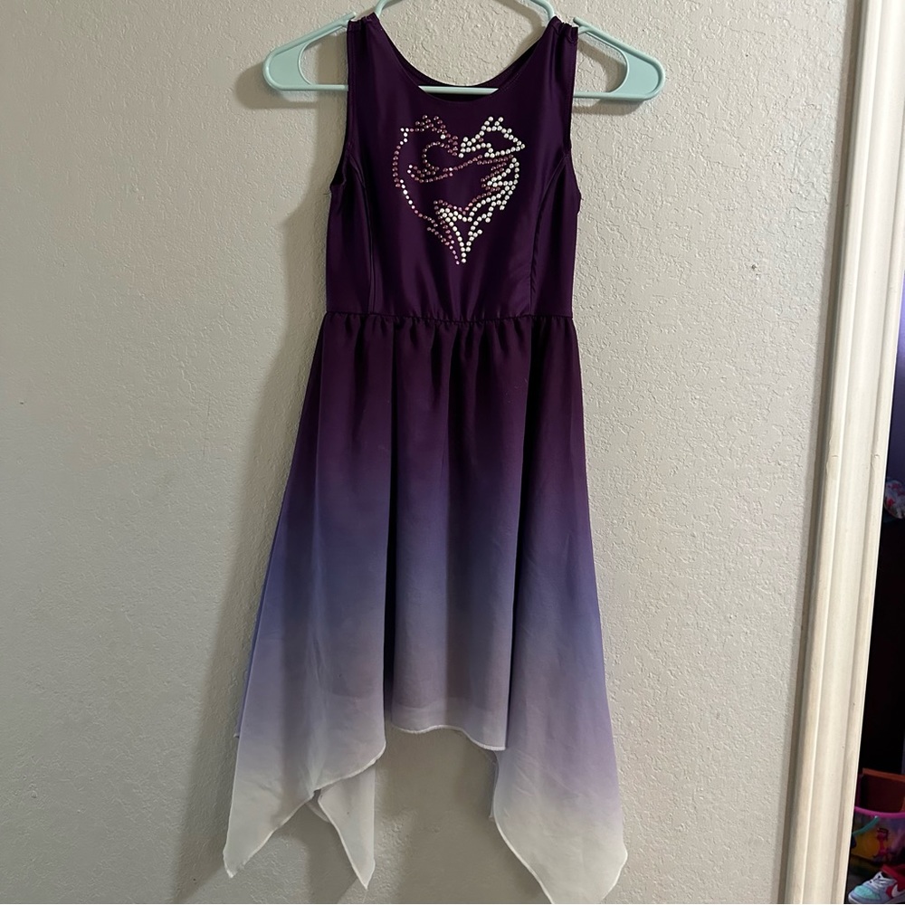 Girls purple dress